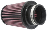 K&N Universal Clamp-On Air Filter 3in FLG 5in B 4in T 6in H - RU-4650