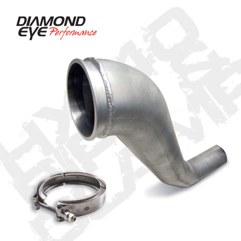 Diamond Eye KIT 4in DWNP HX40 TURBO-DIRECT FLANGE W/ V-Band CLAMP AL DODGE 94-02 - 221043