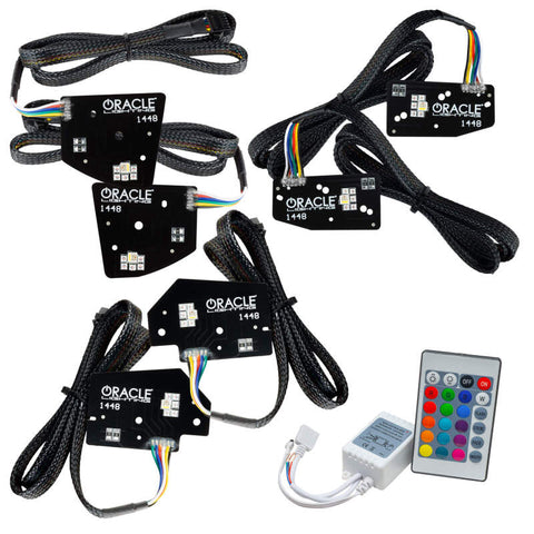 Oracle 19-21 RAM 1500 Headlight DRL Kit Projector LED - RGBW+A w/ Simple Controller - 1448-504