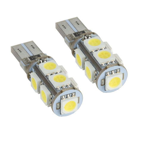 Oracle T10 9 LED 3 Chip SMD Bulbs (Pair) - Cool White - 4804-001