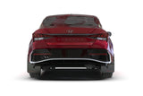 Rally Armor 24-26 Hyundai Elantra Black Mud Flap Metallic Black Logo - MF119-UR-BLK-MBK