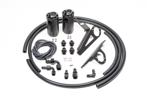 Radium Engineering 00-05 Honda S2000 LH Drive Only Dual Catch Can Kit Fluid Lock - 20-0096-FL
