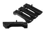 Energy Suspension GM SBC Black Radiator Isolator Pad Set - 3 Row - 3.6117G