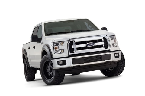 Bushwacker 15-17 Ford F-150 Styleside Pocket Style Flares 4pc 67.1/78.9/97.6in Bed - Black - 20935-02