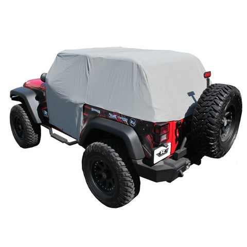 Rampage 2007-2018 Jeep Wrangler(JK) Cab Cover With Door Flaps - Grey - 1163