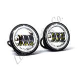 Letric Lighting 4.5in Chrome Full-Halo Indian - LLC-ILPL-CH