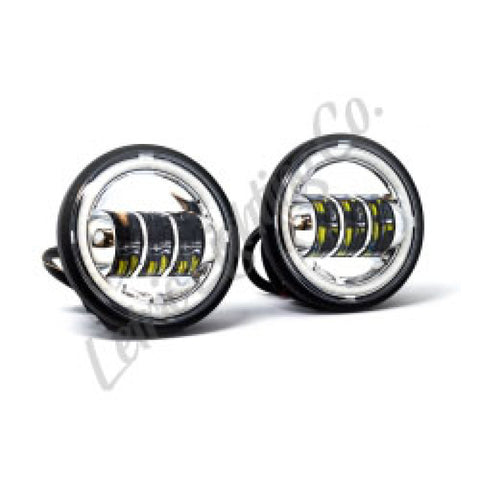 Letric Lighting 4.5in Chrome Full-Halo Indian - LLC-ILPL-CH