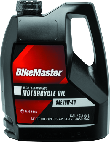 BikeMaster 10W40 Performance Oil - Gallon - 532311