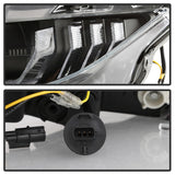 Spyder 16-18 Honda Civic 4Dr w/LED Seq Turn Sig Lights Proj Headlight - Black - PRO-YD-HC16-SEQ-BK - 5086099