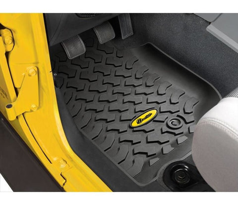 Bestop Jeep 07-13 Wrangler JK Front Floor Mats (Black) - 51500-01