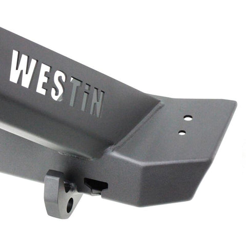 Westin 18-19 Jeep Wrangler JL WJ2 Stubby Front Bumper - Textured Black - 59-80085