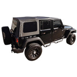 Rampage 2007-2009 Jeep Wrangler(JK) Unlimited OEM Replacement Top - Black Diamond - 99835