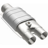 MagnaFlow Universal Catalytic Converter 3 inch/2 inch Single/dual with O2 - 51047