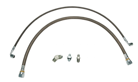 Wehrli LB7/LLY/LBZ/LMM Duramax S400 Twin/Compound Turbo Oil Line Kit - WCF100378