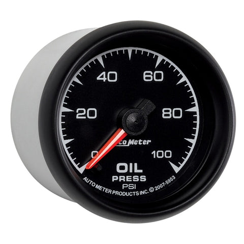Autometer ES 52.4mm 0-100 PSI Oil Pressure Gauge - 5953