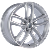 BBS SX 20x9 5x120 ET42 Sport Silver Wheel -82mm PFS/Clip Required - SX0601SK