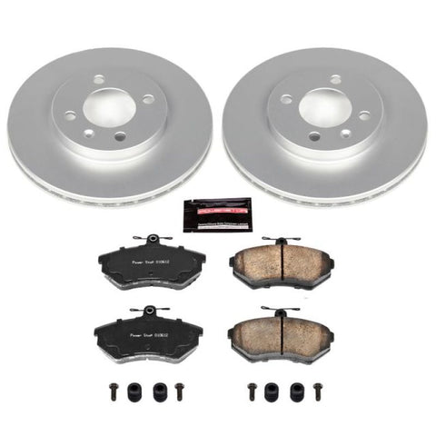 Power Stop 95-02 Volkswagen Cabrio Front Z23 Evolution Sport Coated Brake Kit - CRK374