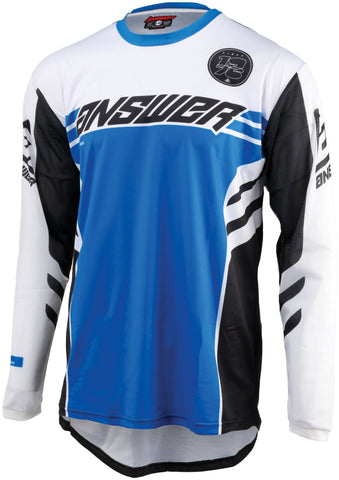 Answer 25 Arkon Nitrus Jersey Blue/Black/White Youth - Large - 442617