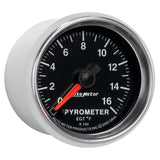 Autometer GS 0-1600 degree F Full Sweep Electronic Pyrometer Gauge - 3844
