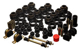 Energy Suspension 92-97 Chevy Suburban 4WD Black Hyper-flex Master Bushing Set - 3.18127G