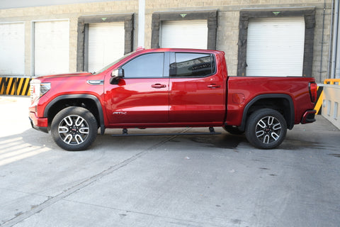 RealTruck 19-25 Chevy Silverado 1500 CC 4dr VoltStep Electric Running Board Kit - Bedliner Coating - 20404887T