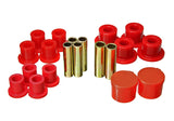 Energy Suspension 98-11 Ford Ranger 2/4WD Rear Leaf Spring Bushing Set - Red - 4.2156R