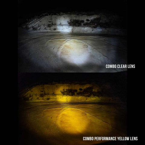 KC HiLiTES FLEX ERA LED Performance Yellow Combo Lens for Light Bars - 4274