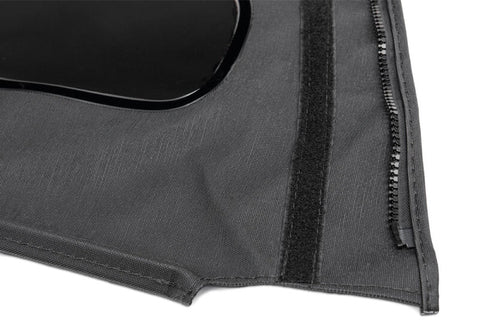 Rampage 2007-2018 Jeep Wrangler(JK) Unlimited Frameless Soft Top Kit - Black Diamond - 109835
