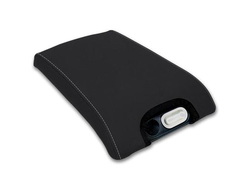 PRP 10-14 Ford Raptor  Center Console Cover- Black with Silver Stitch - B107-06