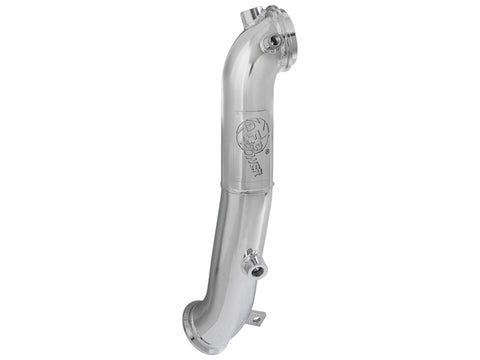 aFe MACH Force-Xp 3in 409 Stainless Steel Down-Pipe 11-15 GM Diesel Trucks LML V8 6.6L (td) - 49-44095