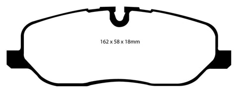 EBC 05-10 Land Rover LR3 4.4 Greenstuff Front Brake Pads - DP61541