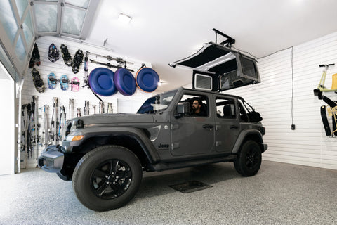 Bestop 18-26 Jeep Wrangler JL Hoss Hardtop Hoist (Black) - 42820-01