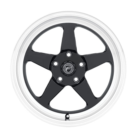 Forgestar D5 Drag 17x10 / 5x114.3 BP / ET50 / 7.5in BS Gloss Black Wheel - F09170067P50