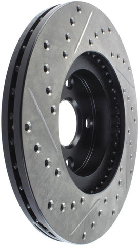 StopTech 01-05 Miata MX-5 Hard Suspension / 04-05 MX-5 MazdaSpeed SportStop Slotted & Drilled Left - 127.45061L