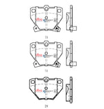 DBA 03-08 Pontiac Vibe FWD Rear SSEV Street Series Brake Pads - DB1429SSEV