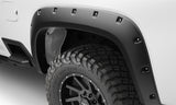 Bushwacker 19-21 Chevrolet Silverado 2500 / 3500 HD (Excl. Dually) Forge Style Flares 4pc - Black - 48146-08