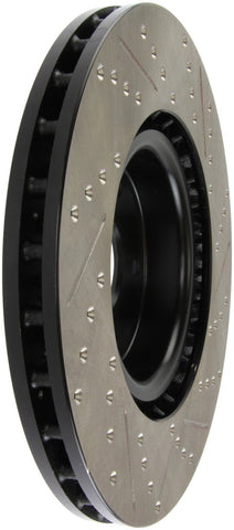 StopTech 05-10 Subaru Impreza WRX/STi Slotted & Drilled Right Front Rotor - 127.47022R