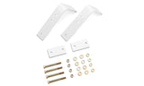 BackRack Universal Light Bar Brackets (Pair) - White - 91006W