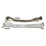 Banks Power 94-97 Ford 7.3L CCLB Monster Exhaust System - SS Single Exhaust w/ Black Tip - 46299-B