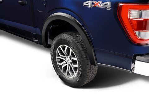 Bushwacker 2019 Ford Ranger OE Style Fender Flares 2pc Rear Crew Cab / Extended Cab Pickup - Blk - 20130-02