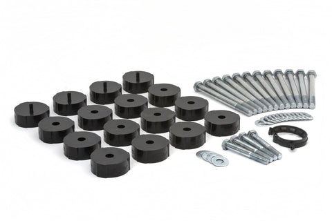 Daystar 2004-2009 Hummer H3 - Body Lift Kit 1in (Replaces Factory Mounts/Incl. all Hardware) - KG04501BK