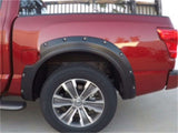 EGR 2017 Nissan Titan Bolt-On Look Fender Flares - Set - Black Matte (796005) - 796005