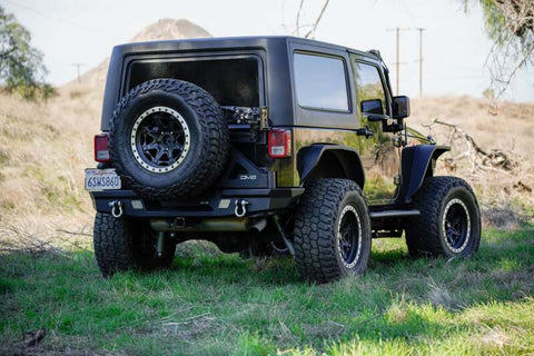 DV8 07-18 Jeep Wrangler (JK) Tire Carrier for MTO Bumper - TCJK-13