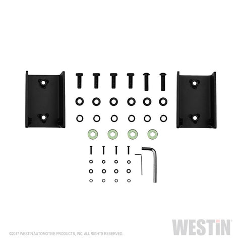 Westin 07-18 Jeep Wrangler JK WJ2 Rear Bumper - Textured Black - 59-82005