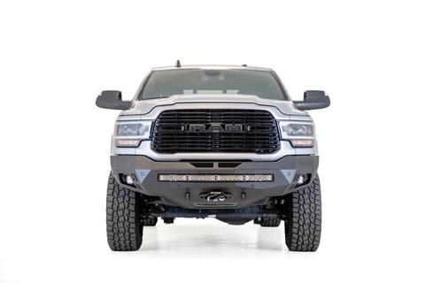 Addictive Desert Designs 19-20 RAM 2500/3500 Hammer Black Stealth Fighter Front Bumper - F561423030103