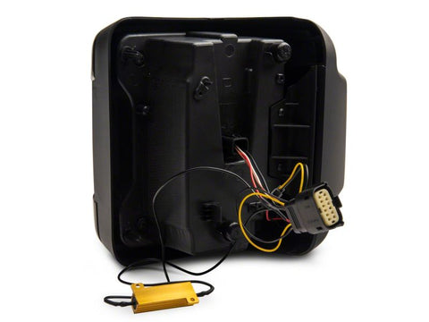 Raxiom 18-23 Jeep Wrangler JL Axial Series Carver LED Tail Lights- Blk Housing (Smoked Lens) - J164243-JL