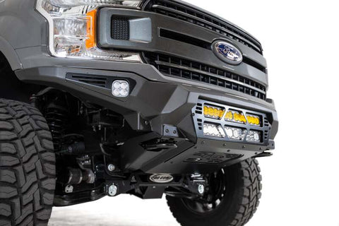 Addictive Desert Designs 18-20 Ford F-150 Bomber Front Bumper w/ Dual 20IN LED Mounts - F180012140103