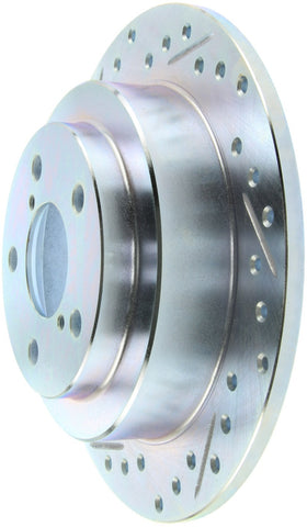 StopTech Select Sport 98-08 Subaru Forester Slotted and Drilled Right Rear Rotor - 227.47011R