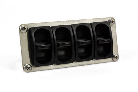 Air Lift 4-Way Manual Control System 100% Duty 1/4in Line 4 Gal. Tank. - 27666