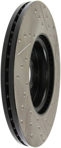 StopTech 07-09 Mazda 3 Right Front Slotted & Drilled Rotors - 127.45078R